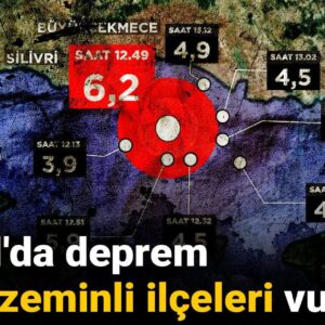 İstanbul’da deprem sağlam zeminli ilçeleri vurdu