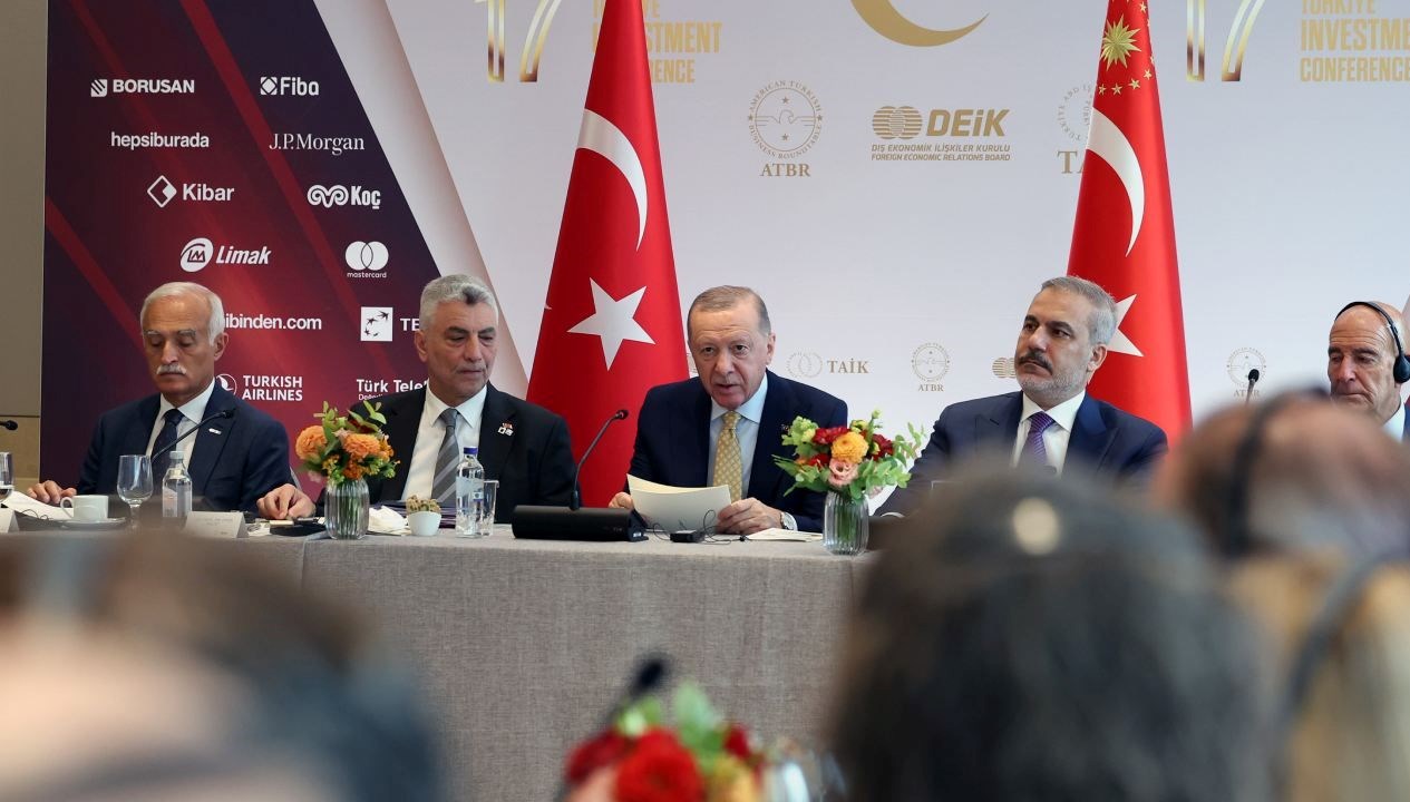 cumhurbaskani erdogan new yorkta turk yatirim konferansina katildi O6qvPQe6