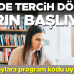 Yksde tercih zamani program kodlarini dogru secin eEm5Mzzn